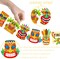Hawai Luau Banner Hawaiiian Tiki Birthday Party Decorations 3Pcs Aloha Party Hanging Cutout Banners Tiki Garlands Banners for Tropical Theme Baby Shower Supplies